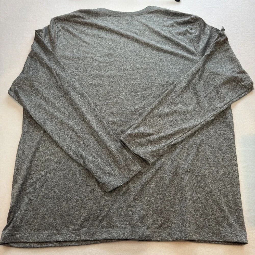University of Pittsburgh Panthers Nike Gray Long  Sleeve shirt Size Men XXL Pitt
